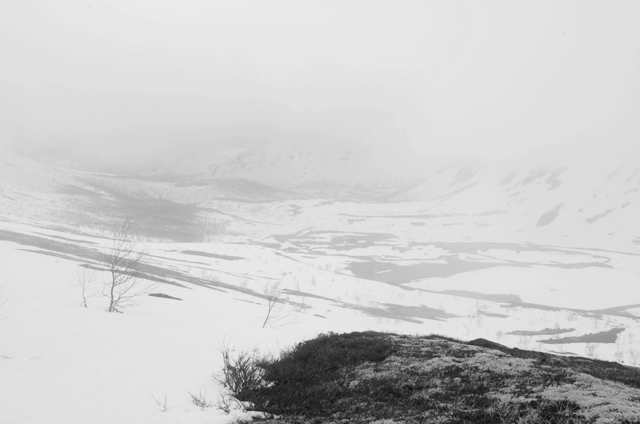 Sunday walk black and white photo walk sunday tundra mountains snow Landscape