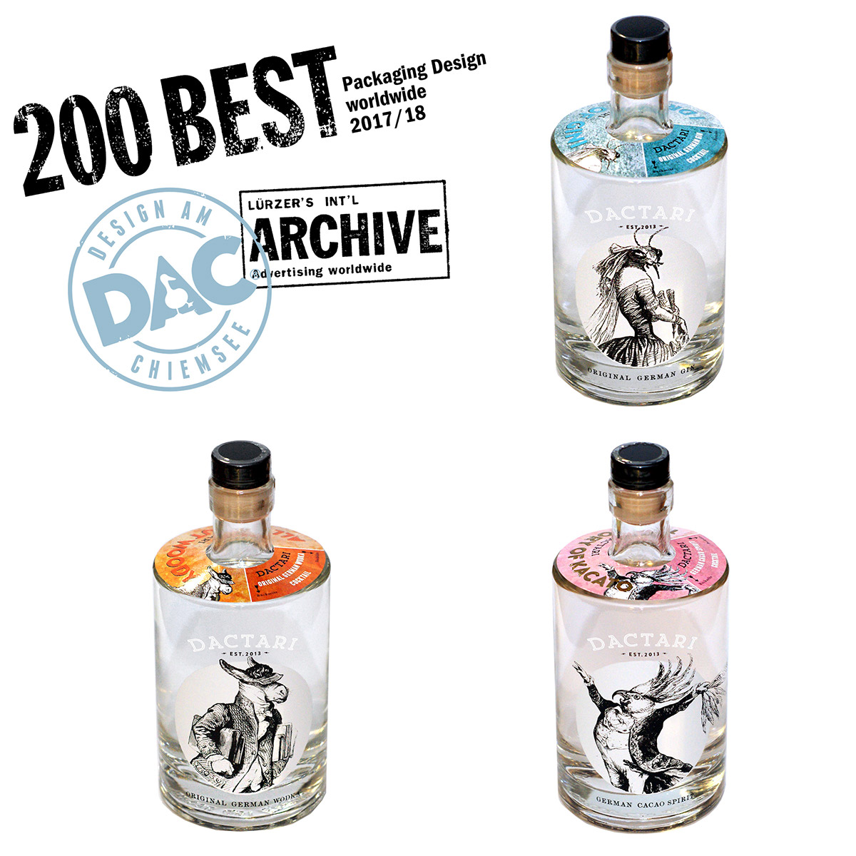 Adobe Portfolio lürzer Archive award best200 Packaging design wine bottles alcoholic brands