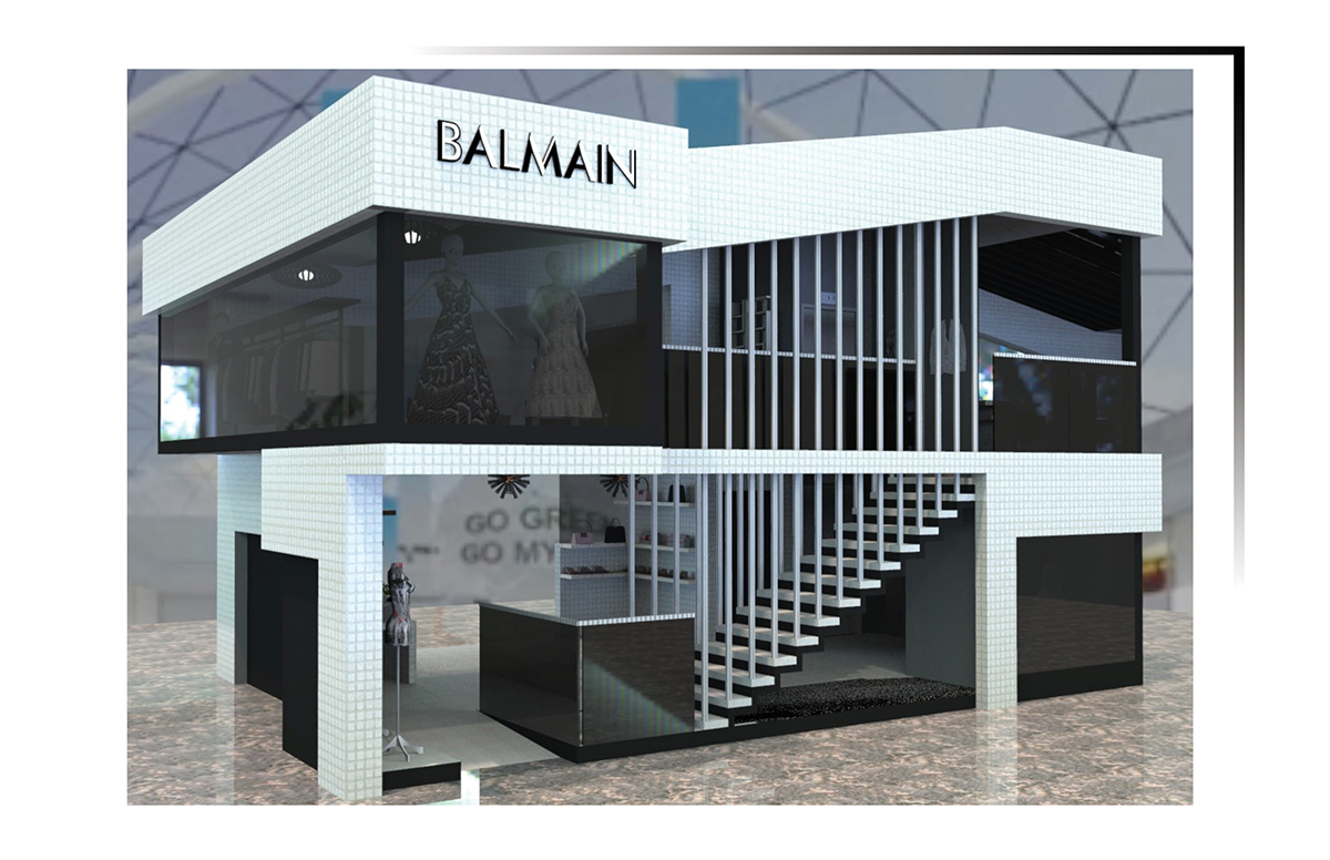 thesis danteresidence Balmain brand commercial residential projects interiordesign architect design art