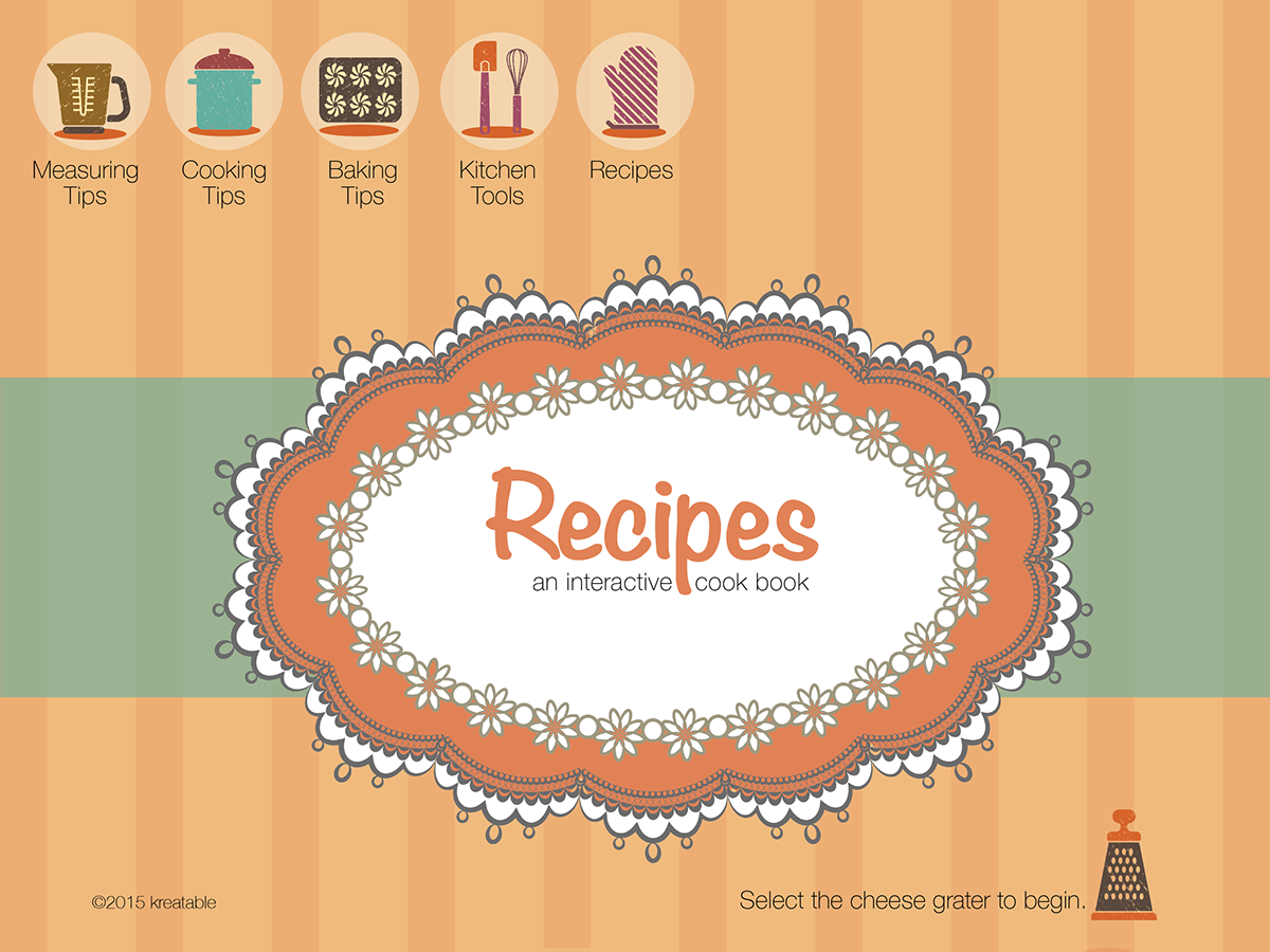 adobe illustrator flat design slide design presentation design interactive design recipes cookbook
