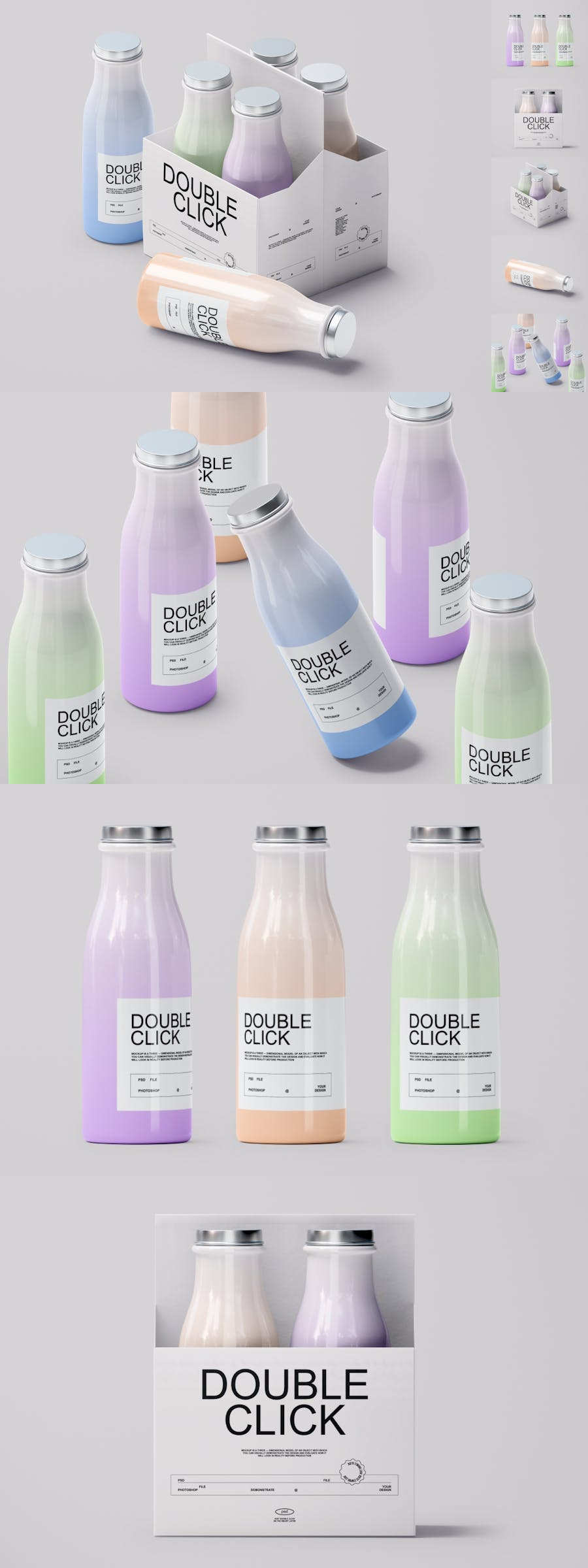 bottle yogurt bottle design bottles bottle label design Packaging Label drink Mockup product