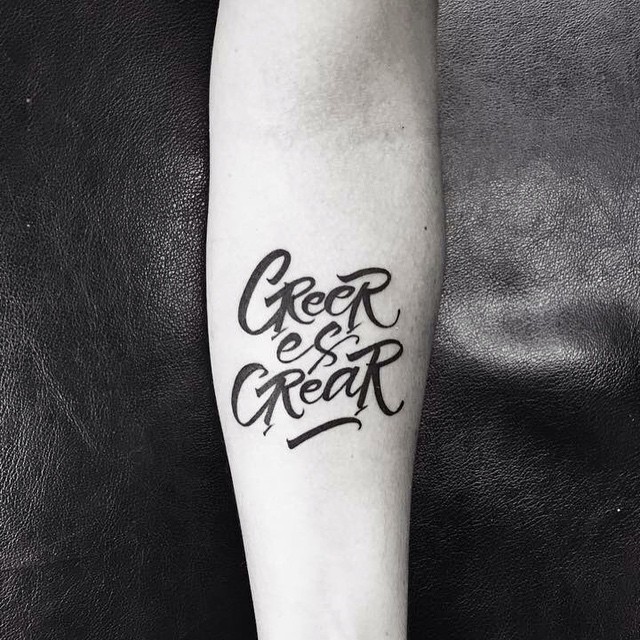 Calligraphy Tattoo by RojasLeon vol #1 on Behance