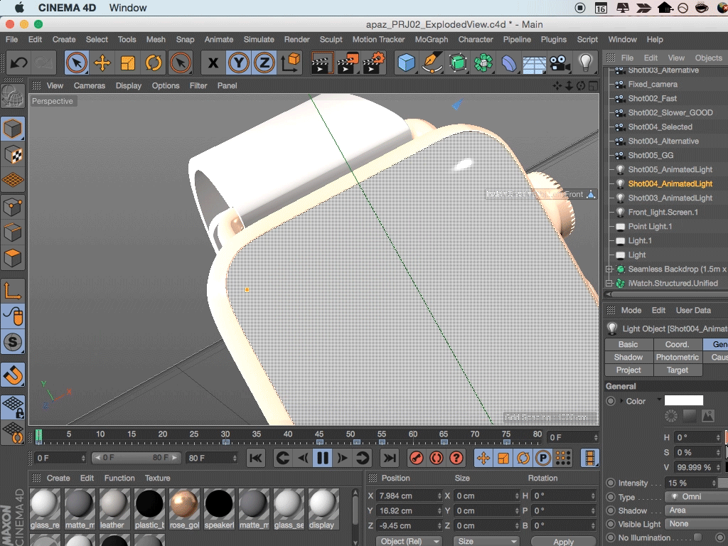 iwatch c4d after effects Editing 