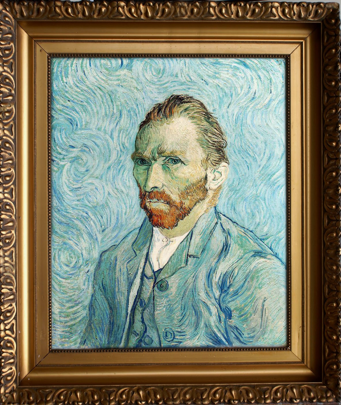 tadao cern tadaocern art Mimic copy real portrait famopus artist vincent van gogh funny  fun humor