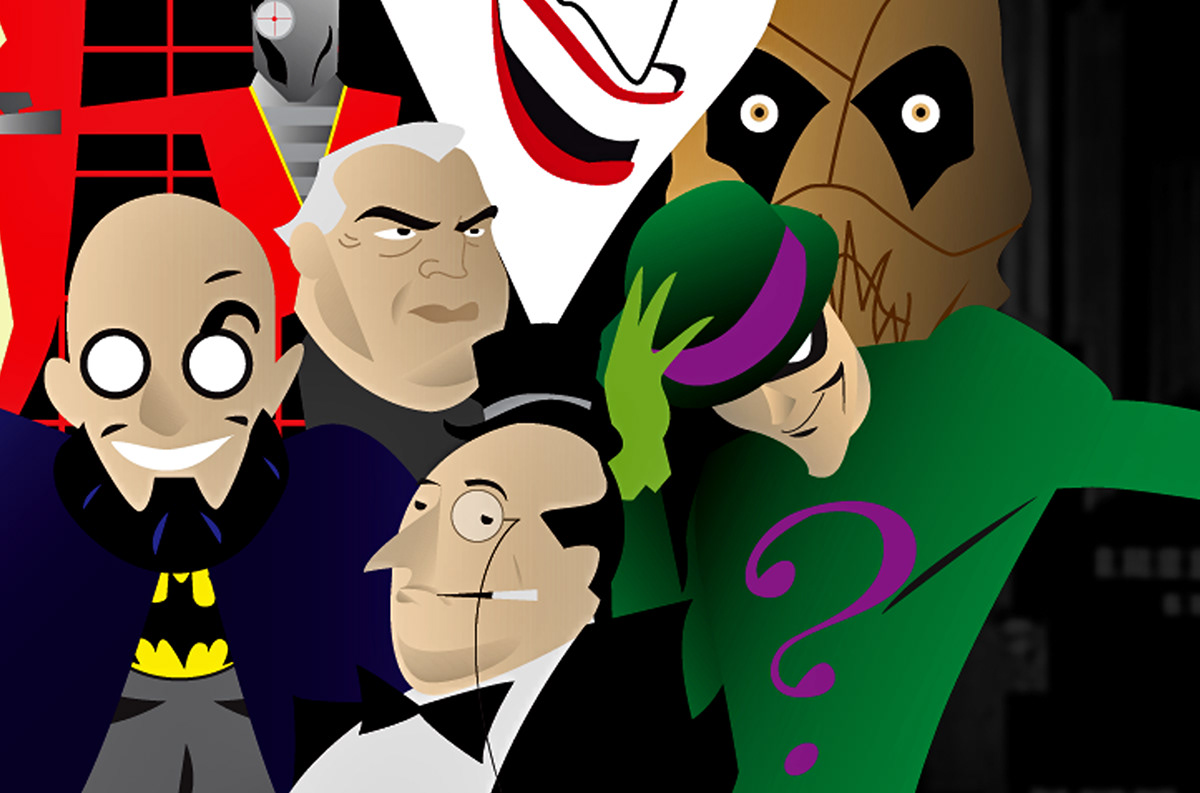 batman shadow gotham city the joker the penguin the riddler two faces rupert thorne deathshot The Scarecrow