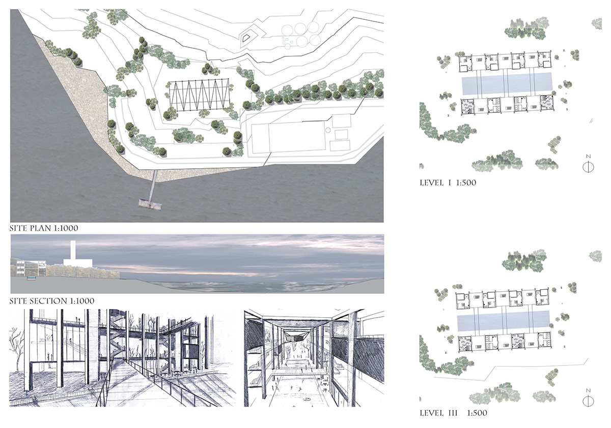 Landscape Architecture  power station banya Sauna social place interaction Creativity Island Pool