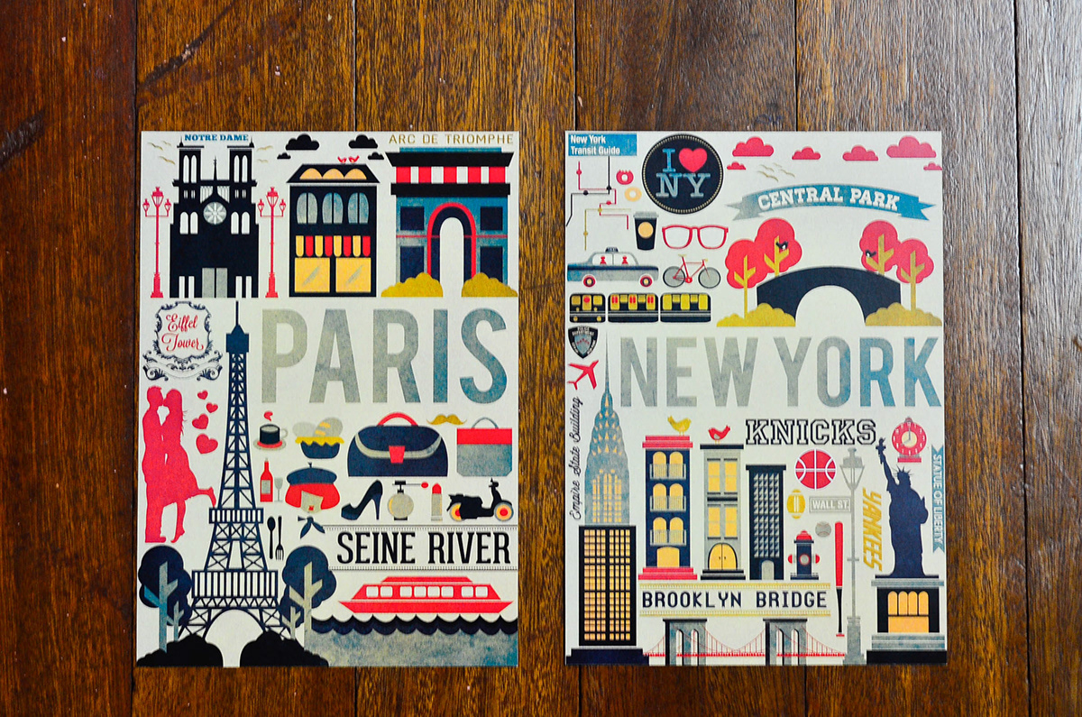 vector artworks Cities places New York Paris dubai tokyo London icons kbacasmas
