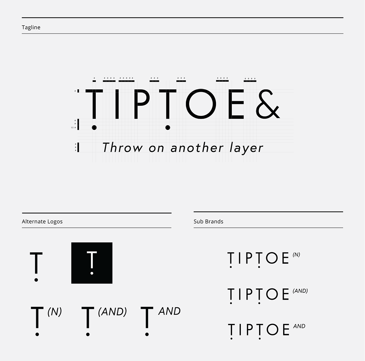 branding  brand identity logo logodesign graphicdesign Rebrand streetwear tiptoe& Tiptoe