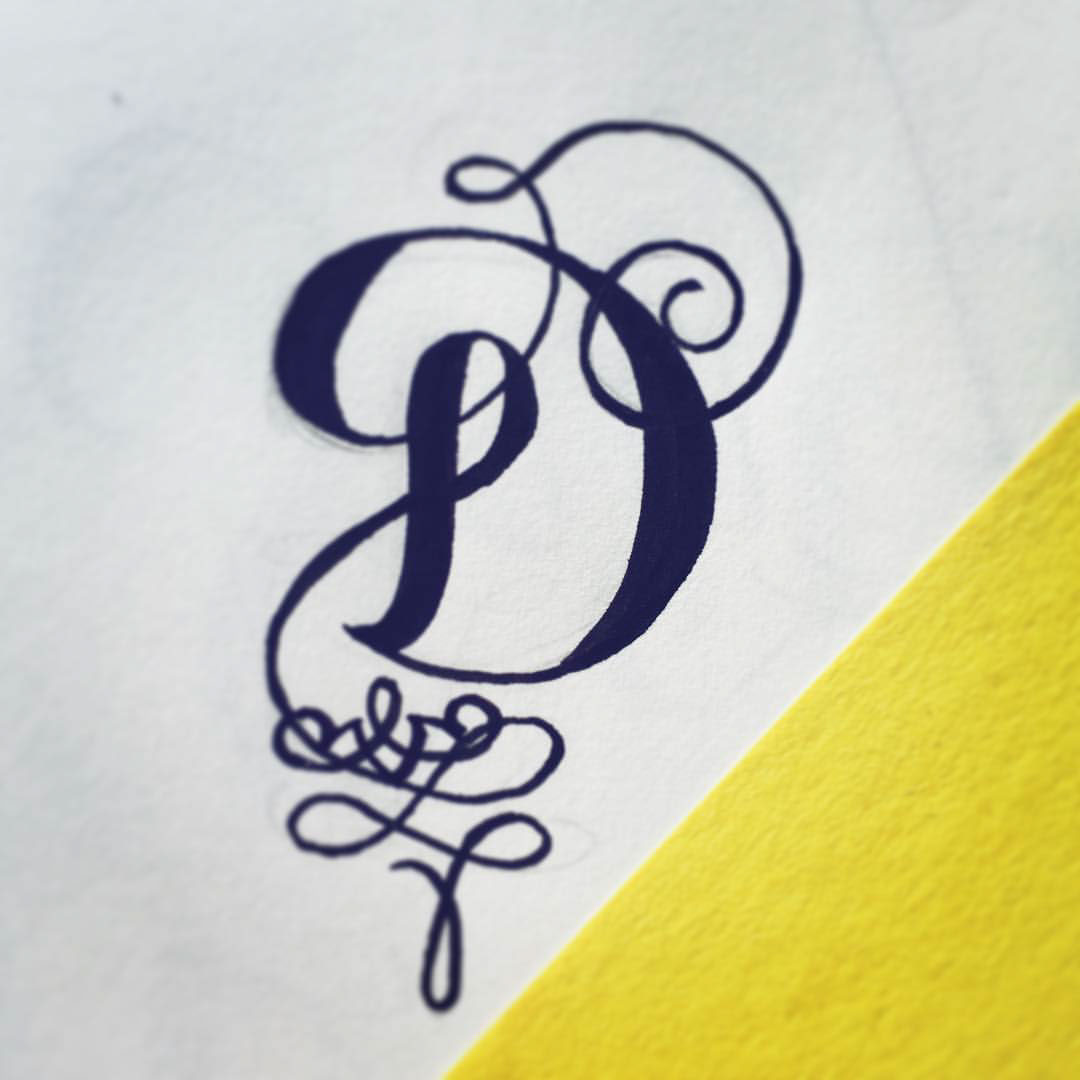 lettering hand-lettering alphabet Practice makes perfect