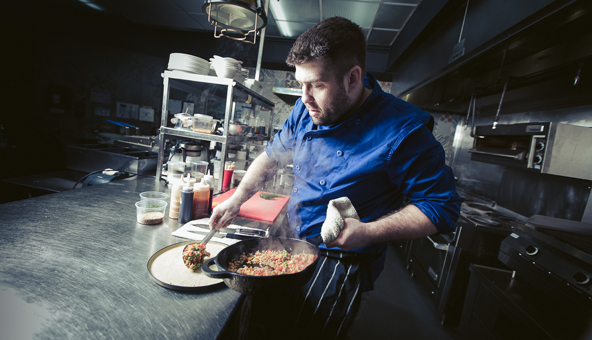 Food  drink product chef kitchen commercial kitchen restaurant downtown St. John's Fifth Ticket social house 