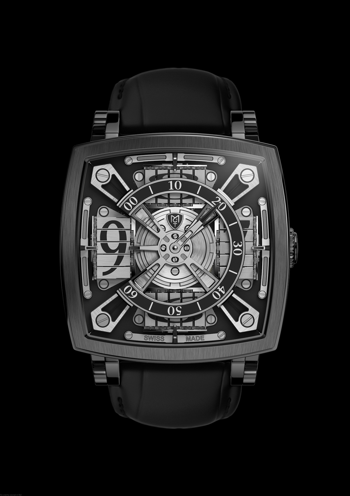 MCT s-110 montre watch watch design design horology horlogerie luxury watch sketch rendering 3D