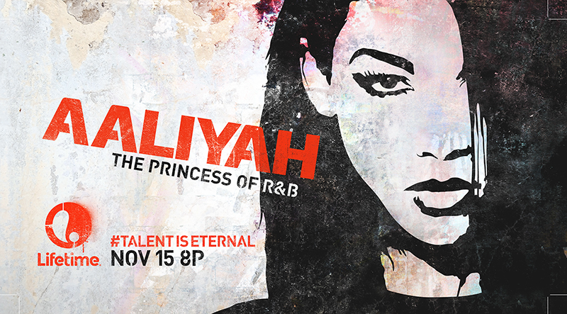 Aaliyah Lifetime streetart Mural Entertainment tv marketing   keyart grafitti hollywood