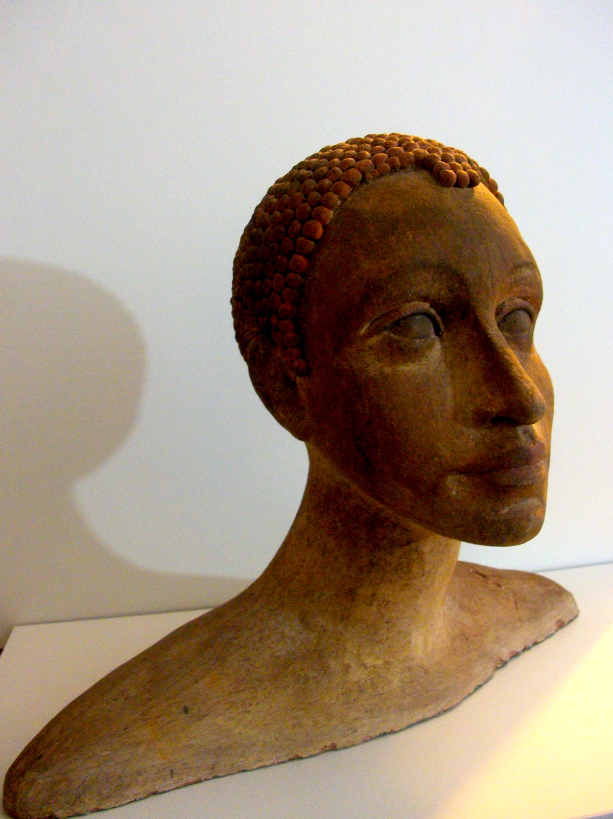 escultura ceramica Bellas artes textil cabezas