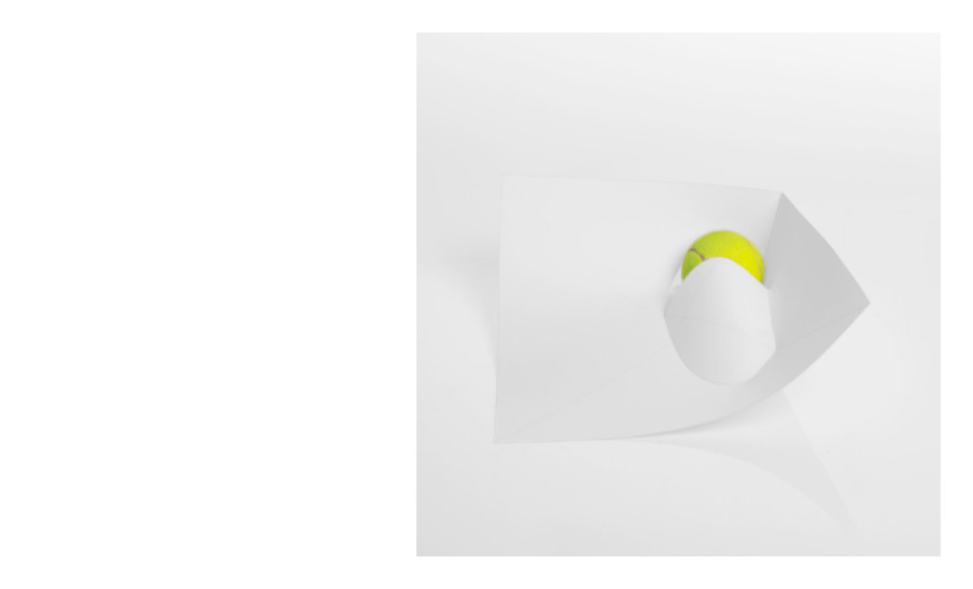package tennis ball simple White curves square sheet