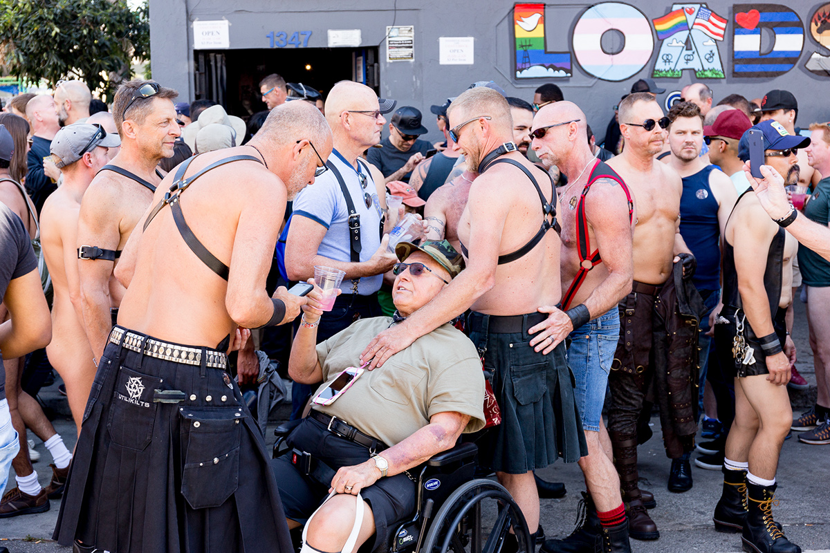 ...thousands of leather and fetish enthusiasts gather at San Francisco&apos...