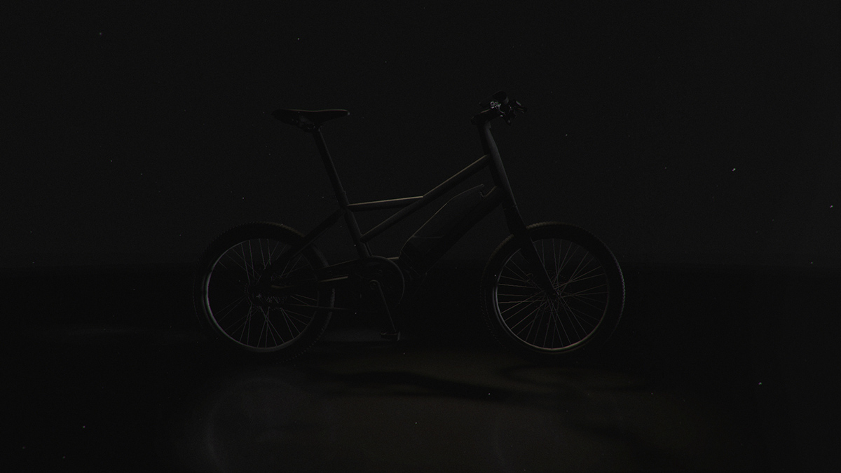 motion-graphics element 3d plexus particles after-effects 3D teaser winora Bike E-Bike black