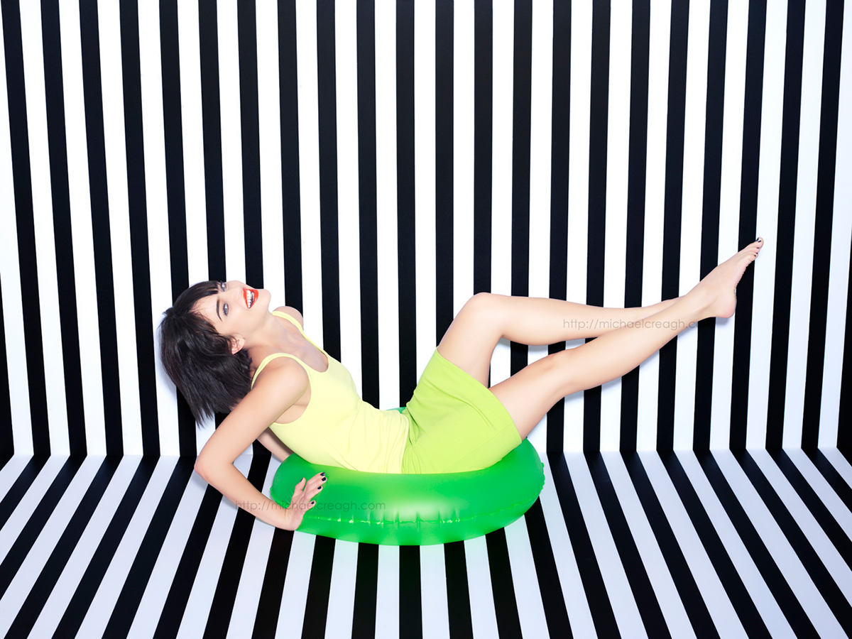 new york fashion photographer Michael Creagh yuko Takahashi Celia becker stripes