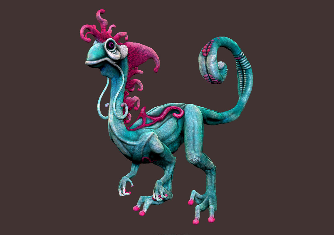 Dinosaur concept art 3D model