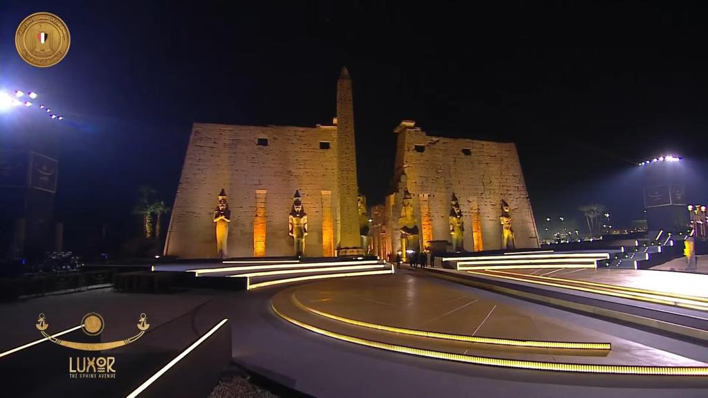 architecture decoration egypt Event festival luxor طريق الكباش معبد الاقصر dubai Qatar