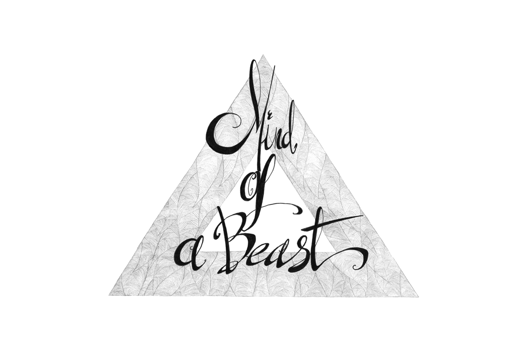 HAND LETTERING Sum 41 The Glitch Mob pencil staedtler black and white