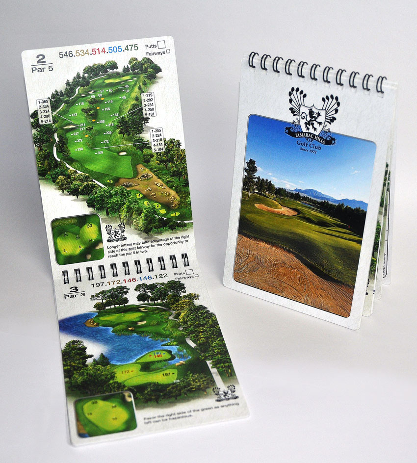 printer golf booklets illustrations Artistic Graphics