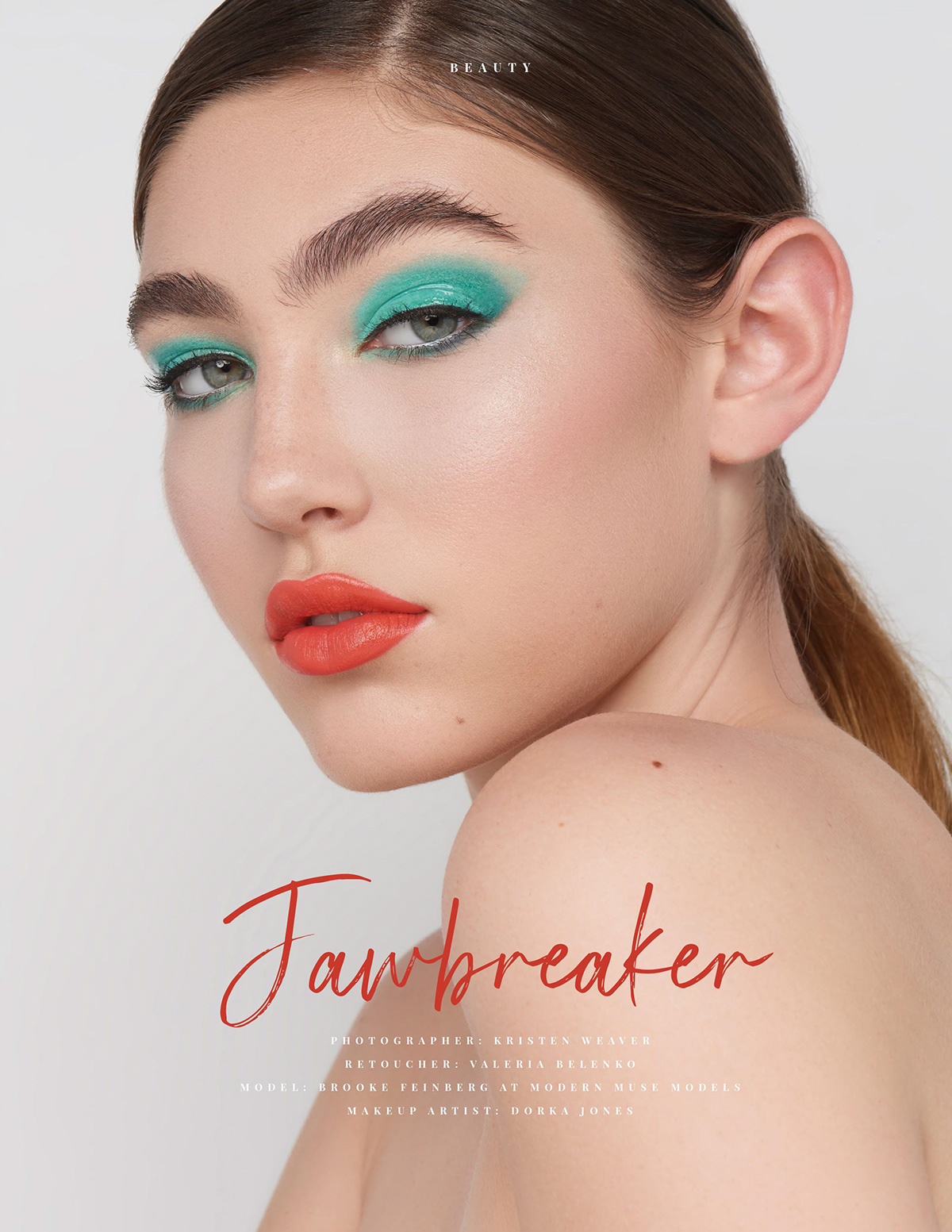 retoucher closeup editorial beautyeditorial studiophotography highendretouch skinretouch makeupartist portrait retouch