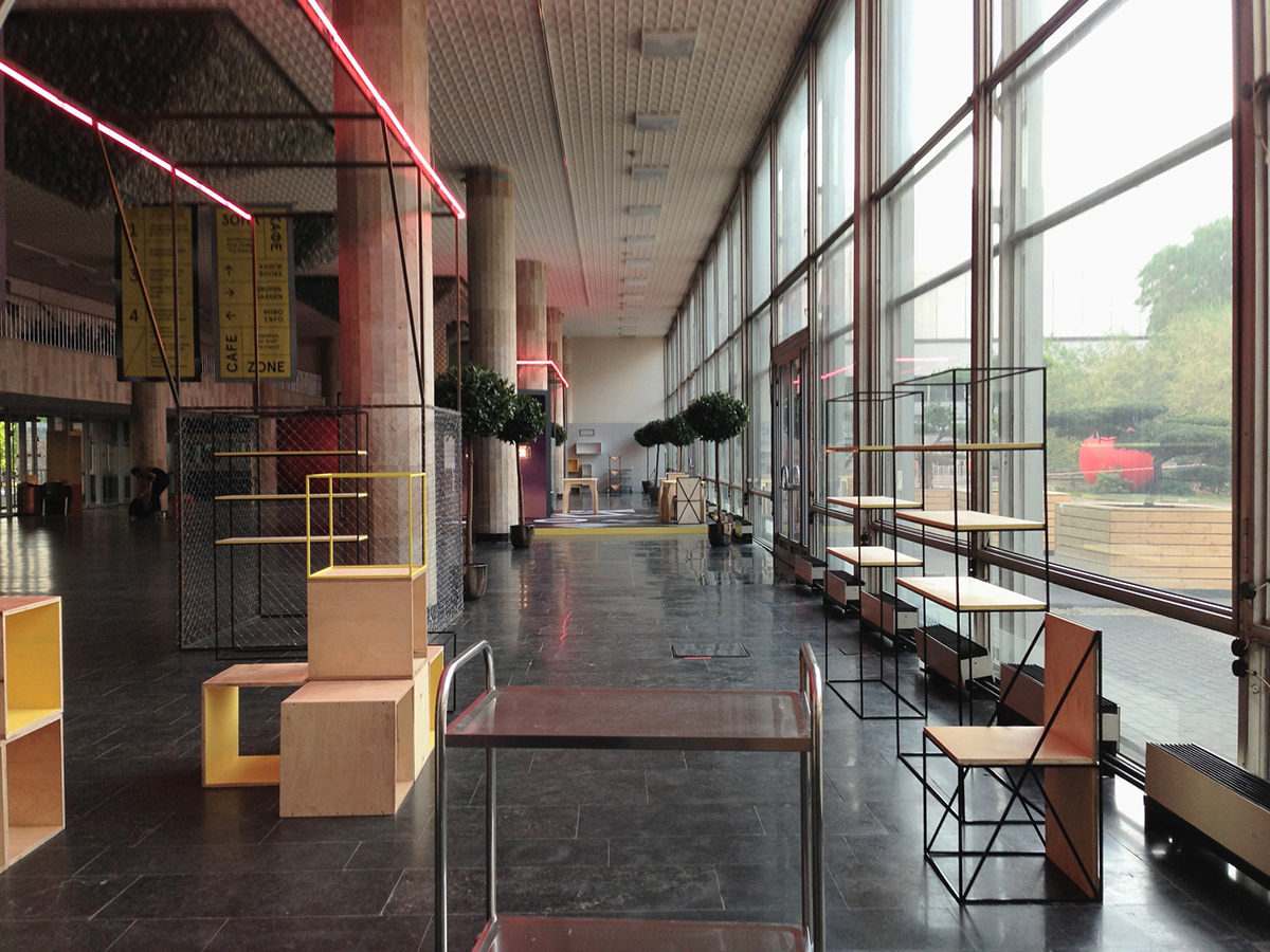 pop-up Space  Exhibition  Exhibition Design  furniture industrial design  architecture museum