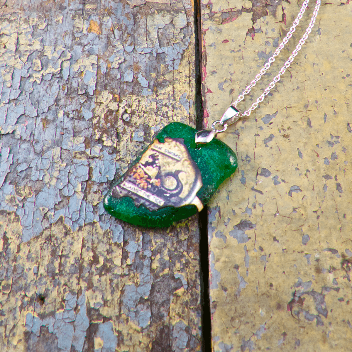 beach glass Toronto Canada one-of-a-kind RECYCLED Unique pendants jewelry design