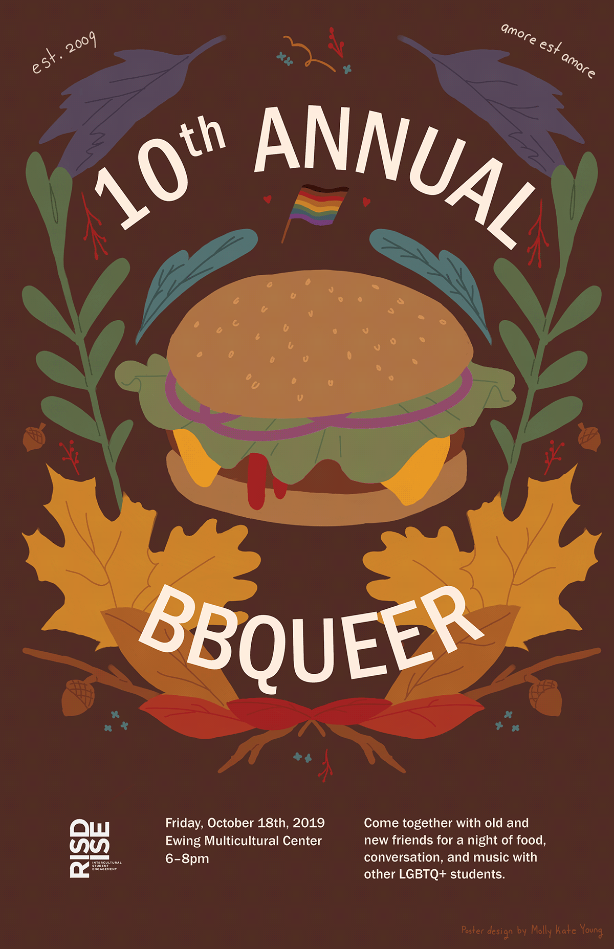 BBQUEER dinner event Poster Design