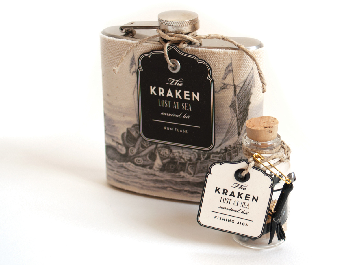 the kraken Packaging first aid kit  Laura Donaldson