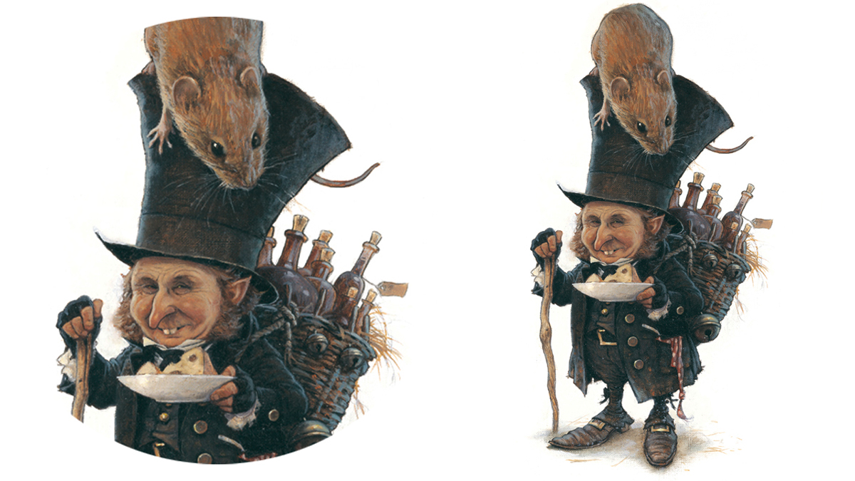 faery tale book gnome goblin Celtic legend fantasy creature Magic  