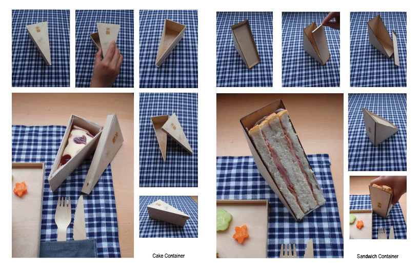 cafe japanese Packaging sandwich cake Interior