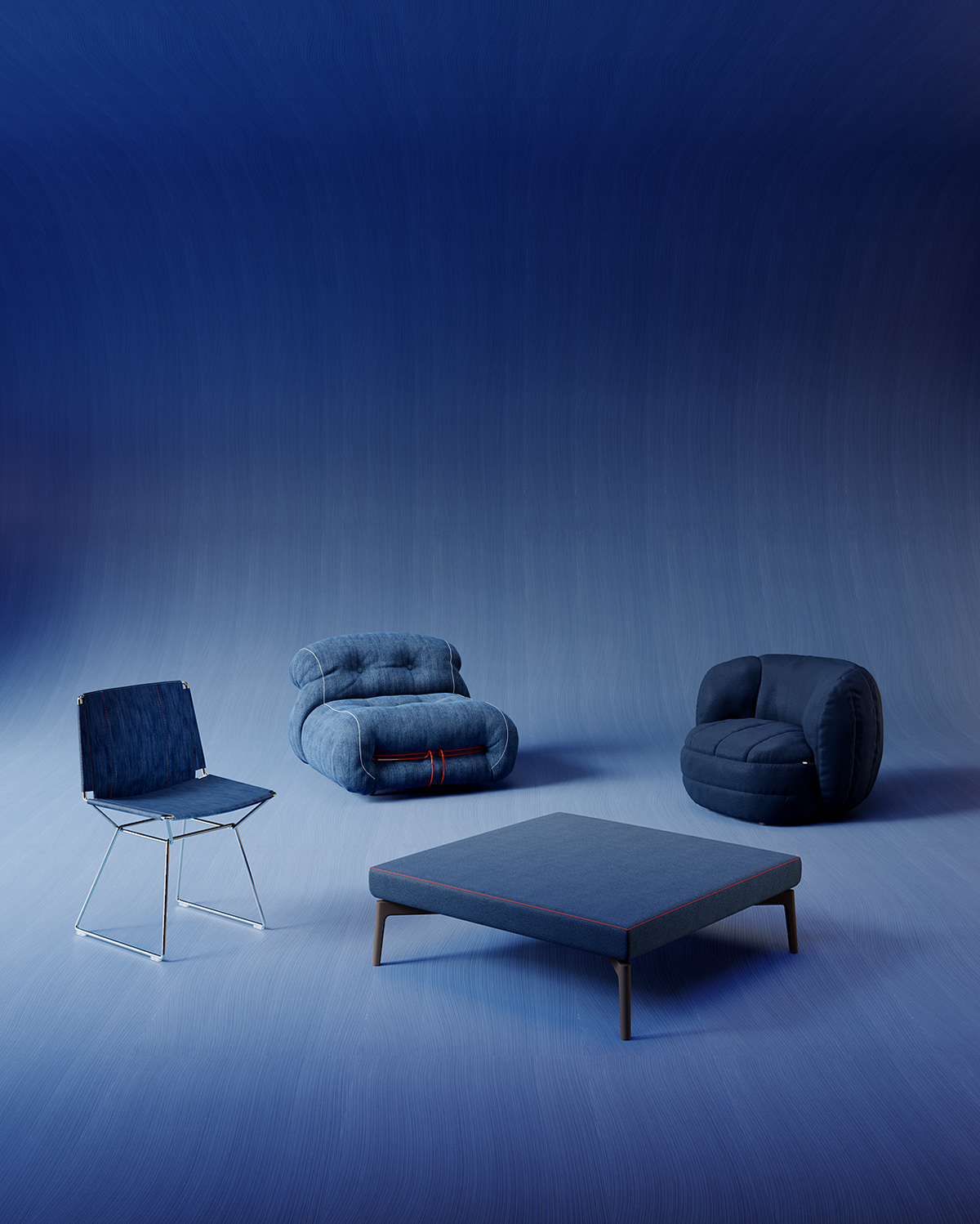 3D design Digital Art  elle decor elle decor italia furniture interior design  Massimo Colonna Render visualization