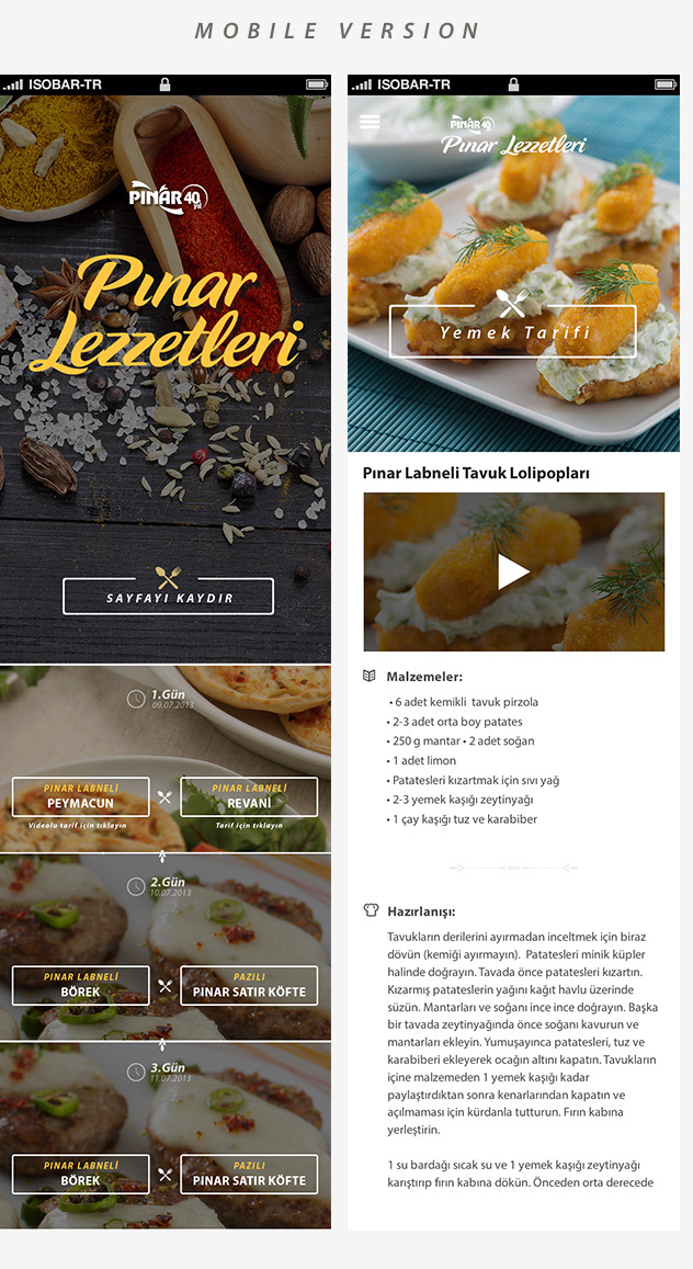 Food  delicious food recipes recipes Label menu Responsive clean flat flat design Icon full screen türkiye istanbul