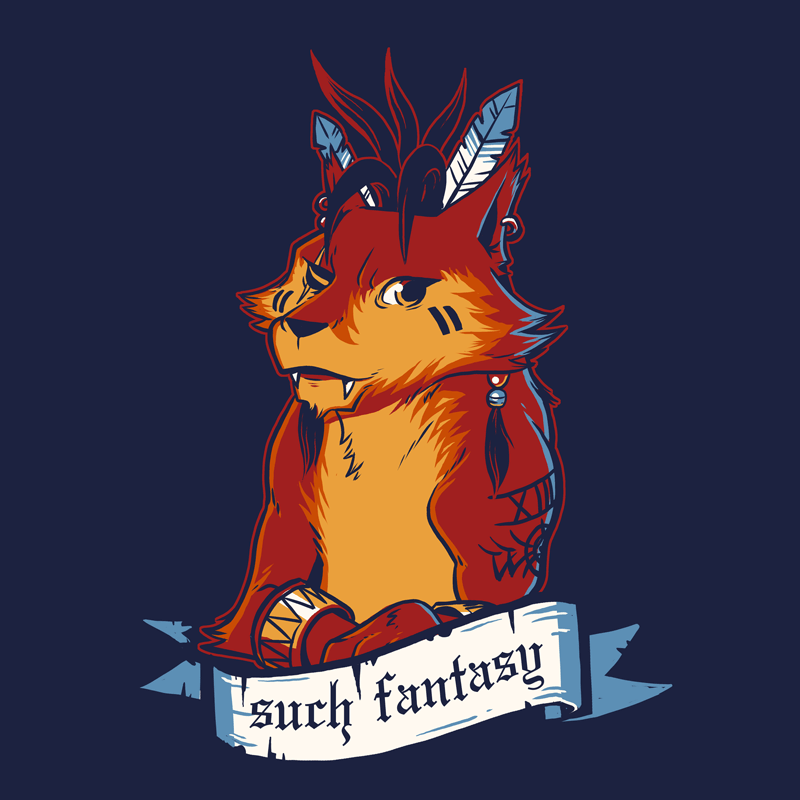 final fantasy Final Fantasy 7 red XIII Gaming Video Games Red Bubble shirts tshirt