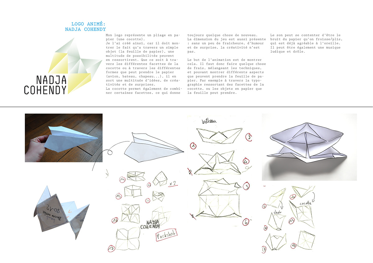 Cocotte paper dessin plane logo boat Cat origami 