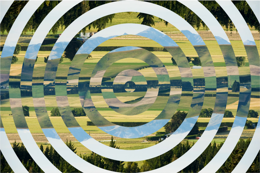 New Zealand  landscape  circles Landscape circles