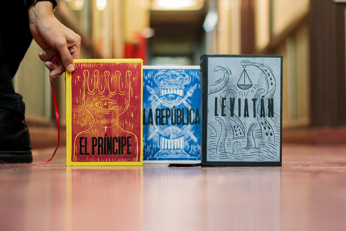 Ensayo politico InDesign La Republica El Príncipe catedra manela fadu editorial manela leviatan book designs libros