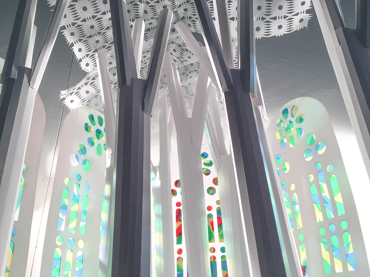 Gaudi Spatial Dynamics lamar Michael Lamar architecture light color freshman stained glass