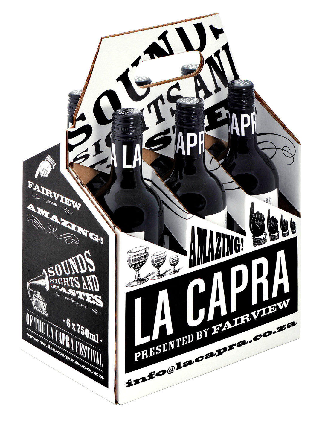 LA CAPRA WINE Wine Packaging wine FAIRVIEW WINE