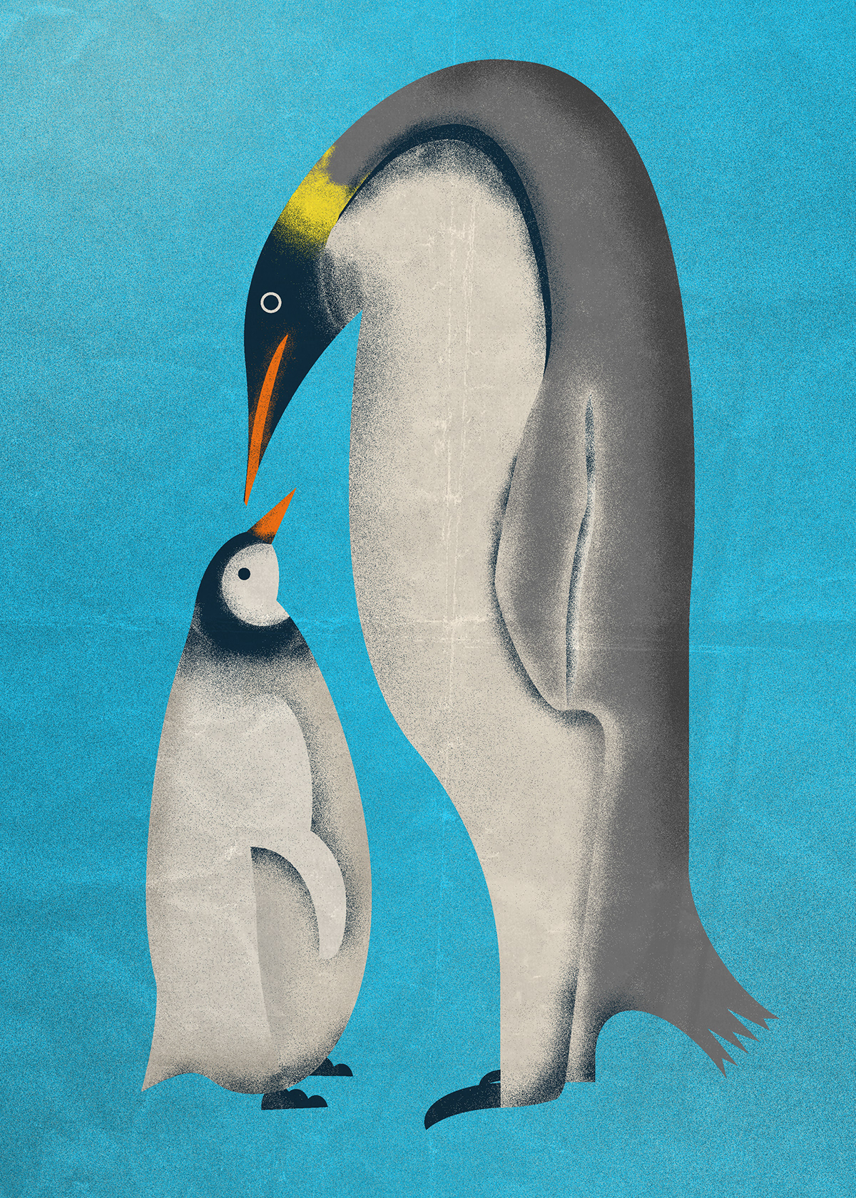 animals crab digital illustration Drawing  penguin Whale