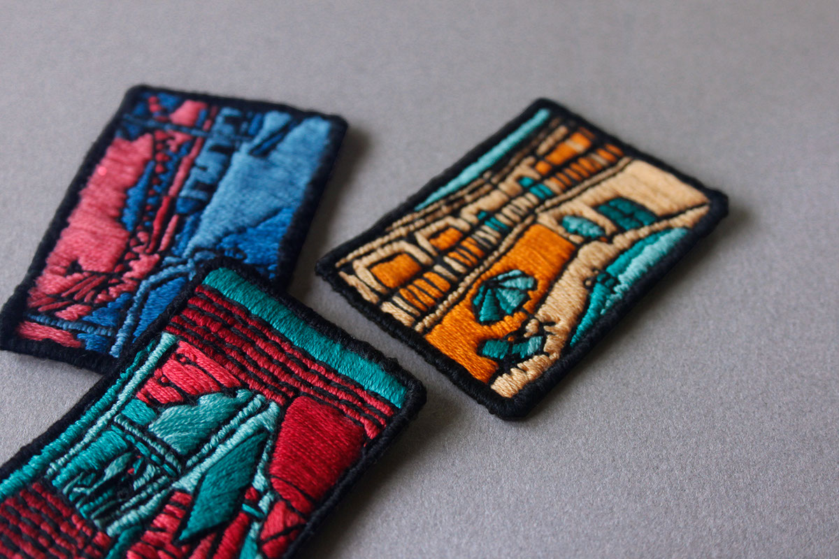 USA hand embroidery patches on Behance