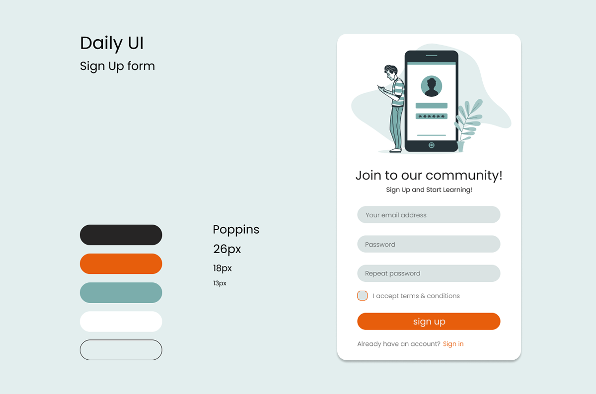 app design DailyUI Figma mobile UI UI/UX uidesign user interface