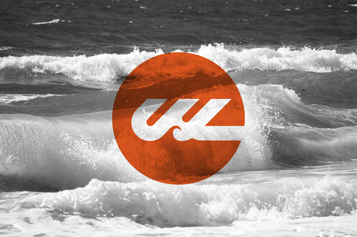 water  sports  hong kong  wavelength  logo design  branding  Surfing   sailing