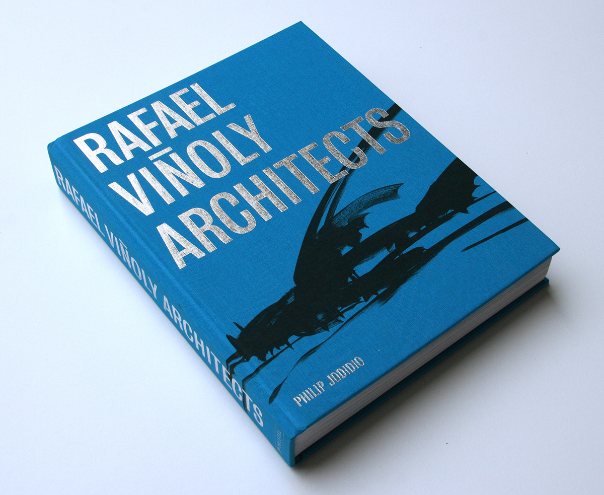 rafael vinoly  architecture  book design  typography  blue