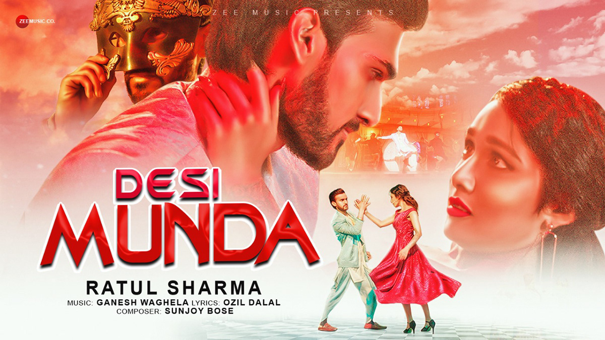 Desi Munda music video poster poster Poster Design