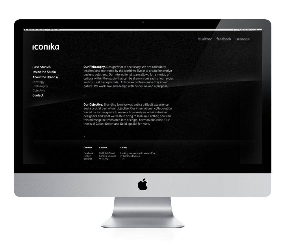 Iconika clean Smart solid creative agency minimal design