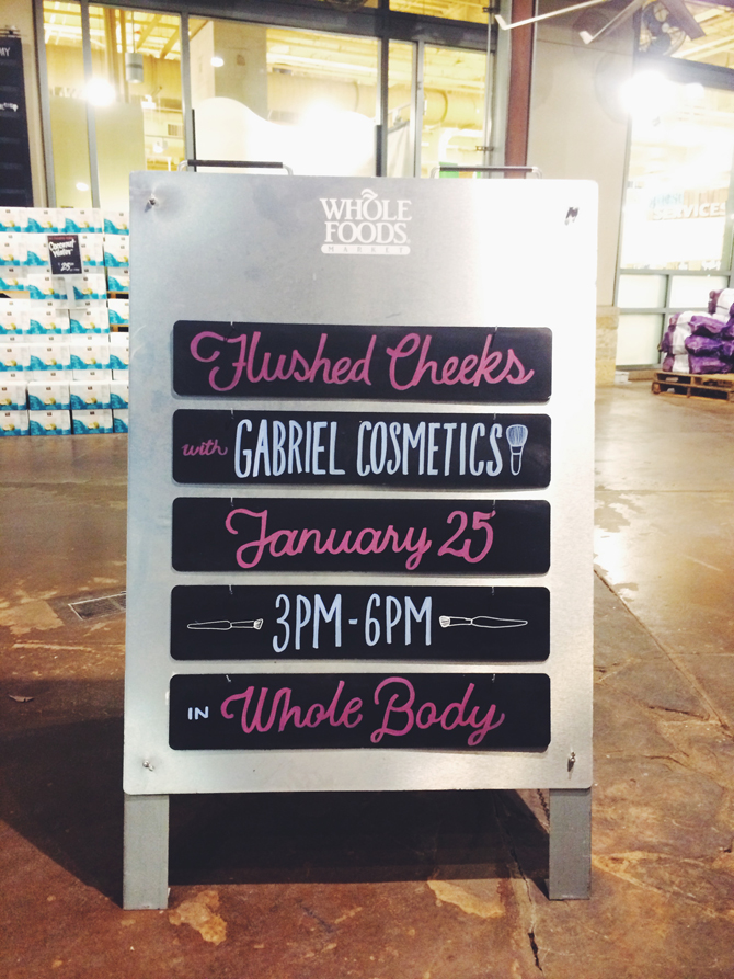 hand-lettering lettering Whole foods