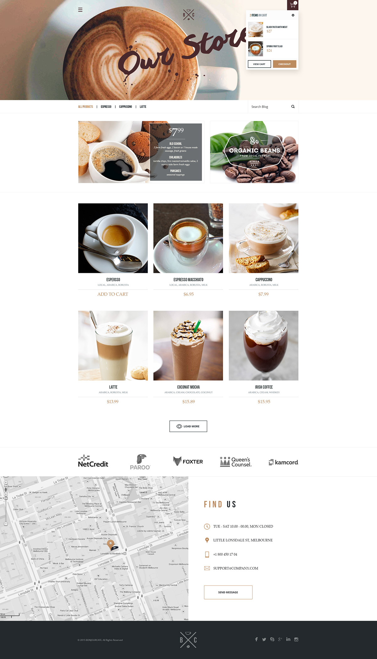 bakery bar cafe flat Food  fullscreen map menu parallax portfolio presentation pub reservation Responsive restaurant