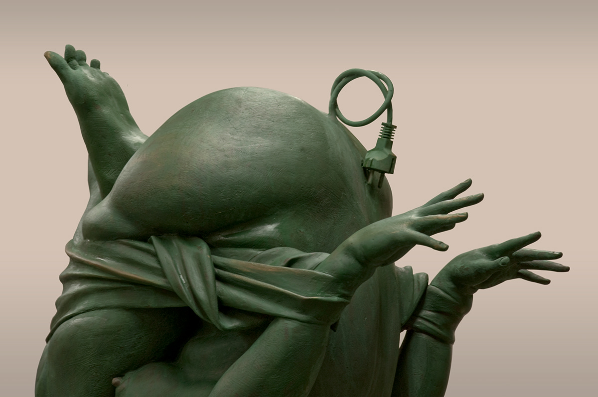modern art  bronze sculpture art